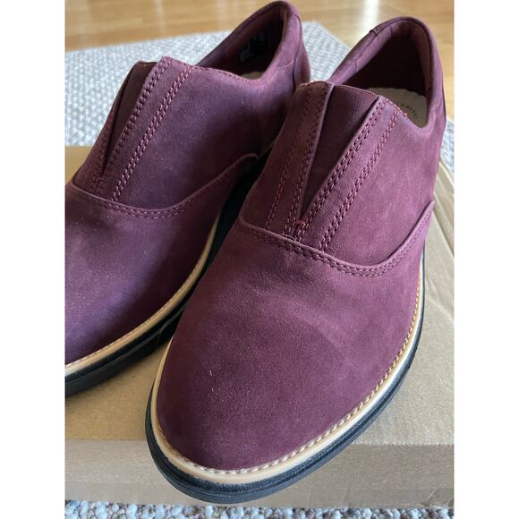 Clark’s Sharon Sail Burgundy women’s size 9.5 Wide - Picture 2 of 5